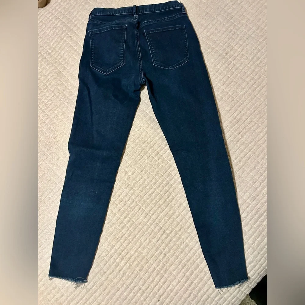 Banana Republic Dark Wash Mid Rise Skinny Jeans - Picture 3 of 3